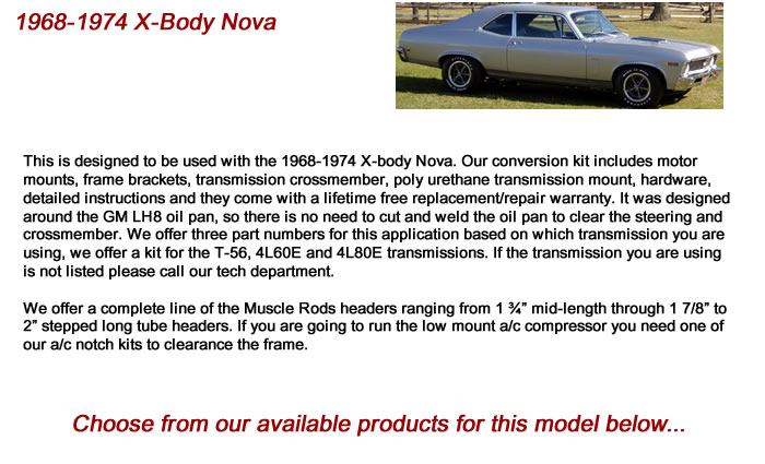 BRP Hot Rods 19681974 XBody
