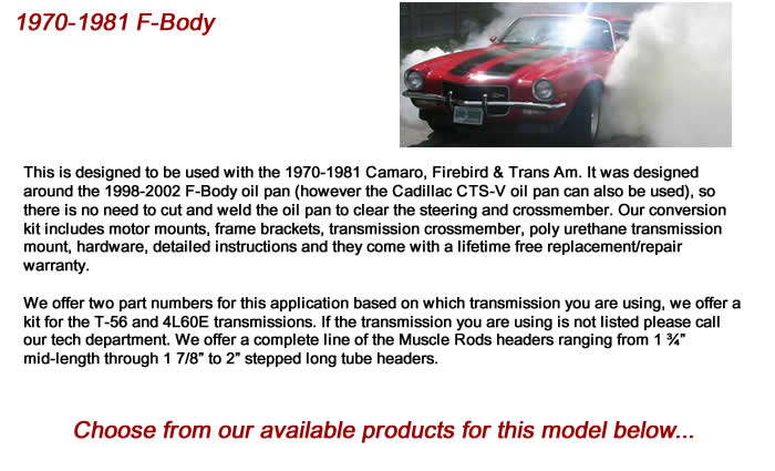1970-1981 F-Body