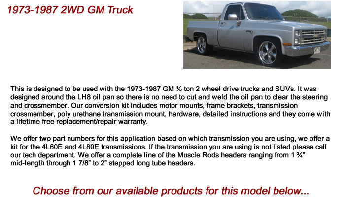 19671972 2WD GM Truck