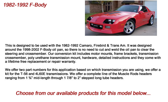 1982-1992 F-Body