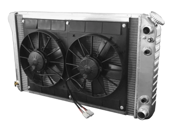 1970-1981 Camaro and 1978-1988 G-Body Radiator (Auto Trans) with Fans