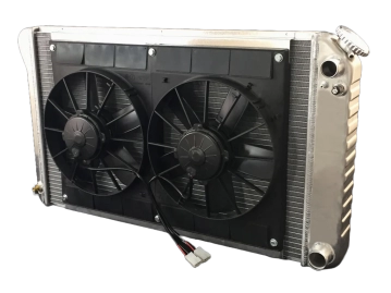1970-1981 Camaro and 1978-1988 G-Body Radiator (Manual Trans) with Fans