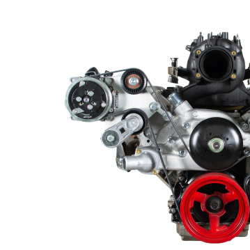 High Mount AC Compressor Drive w/Compressor - Short