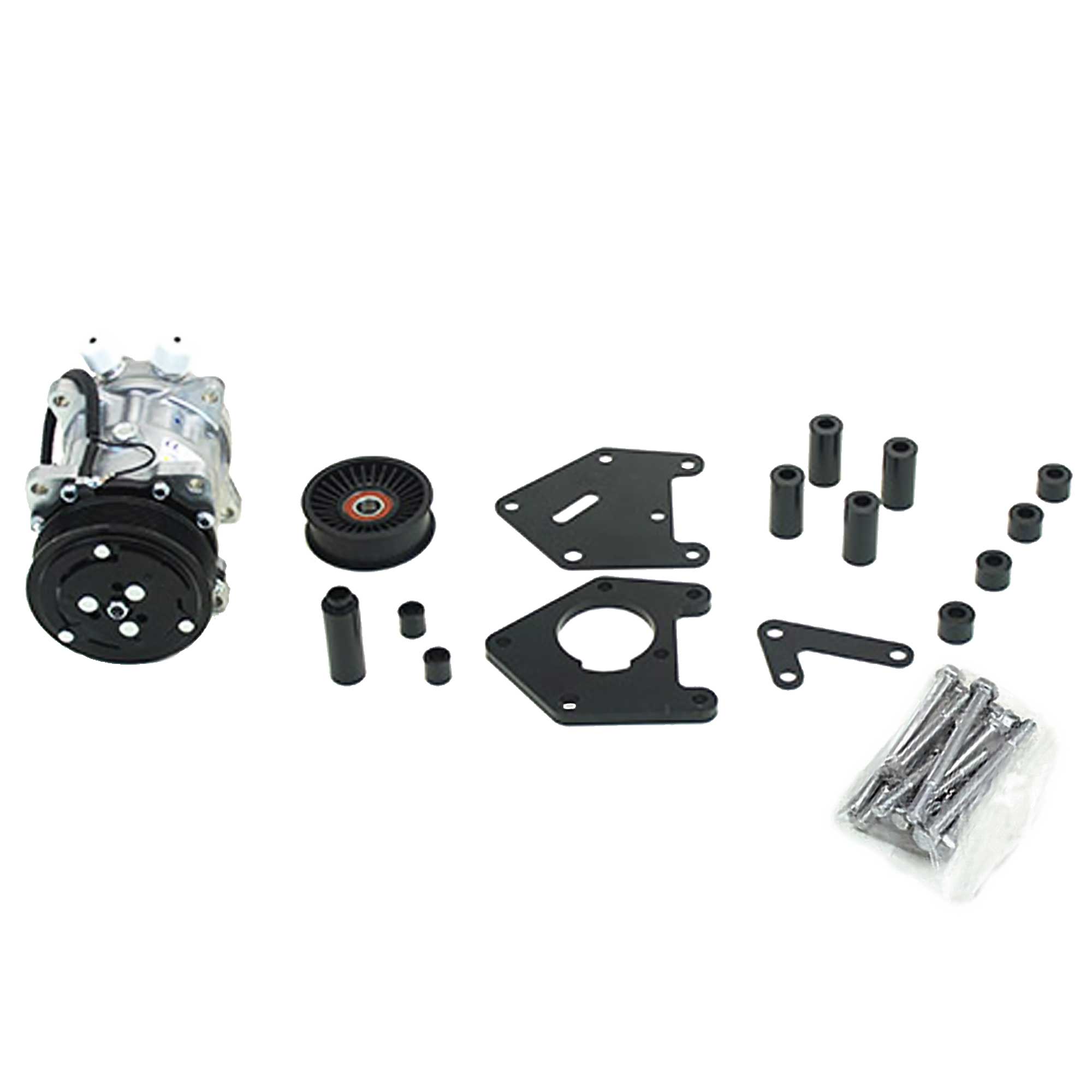 High Mount AC Compressor Drive w/Compressor - Medium | BRP Hot Rods